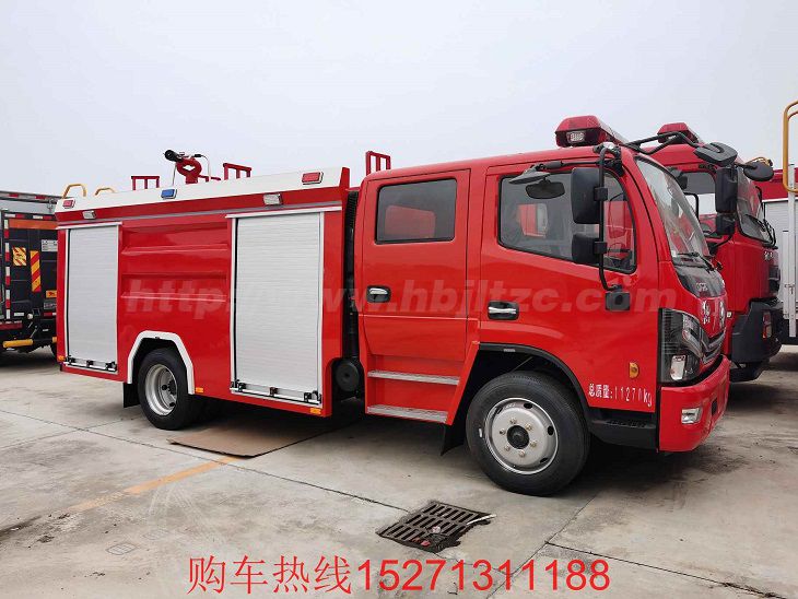 东风5吨水罐消防车