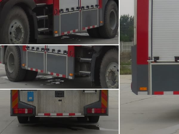 重汽干粉水联用消防车